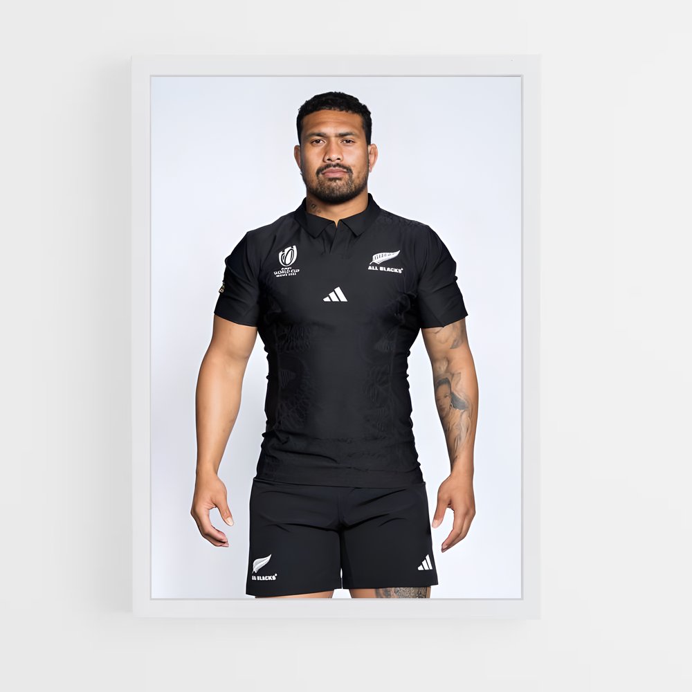Poster All Blacks Ardie – affiche Rugby (vue 3)